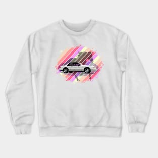 White 88 Ford Fox Body Mustang Crewneck Sweatshirt